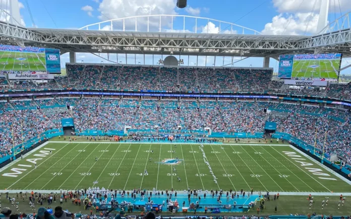 who plays in hard rock stadium