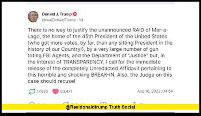 @realdonaldtrump truth social