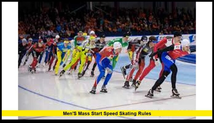 Men’s mass start speed skating rules