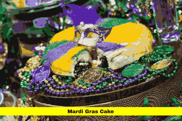 Mardi Gras Cake Mardi Gras Cake
