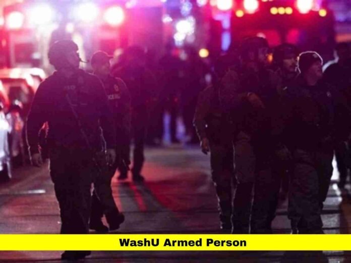 WashU Armed Person