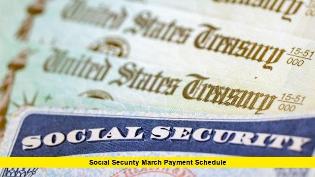 Social Security March Payment Schedule