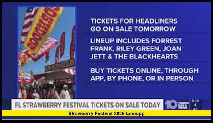 Strawberry Festival 2026 Lineupp Confirmed Artists, Festival Dates, and Entertainment Updates Across the U.S