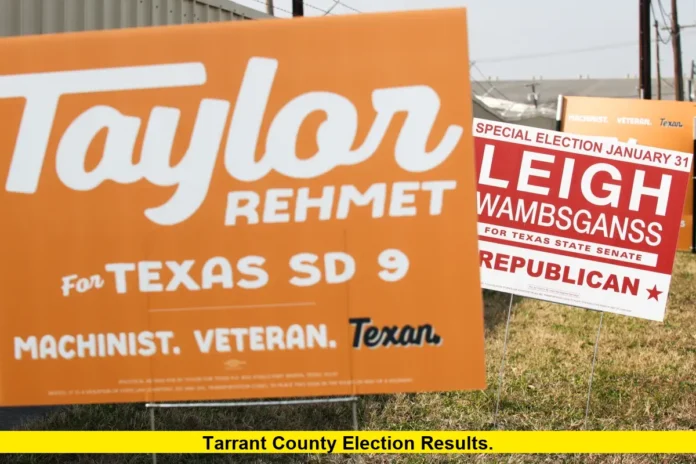 Tarrant County Election Results. Tarrant County Election Results