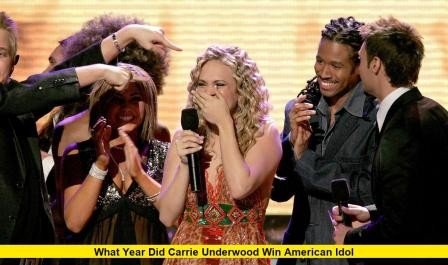 What Year Did Carrie Underwood Win American Idol What Year Did Carrie Underwood Win American Idol