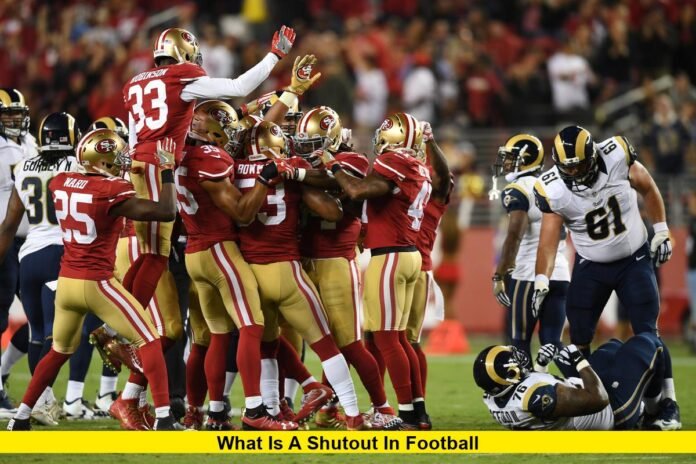 What is a shutout in football