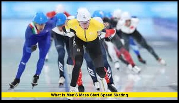 What is men's mass start speed skating