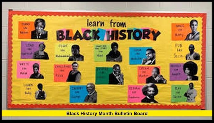black history month bulletin board