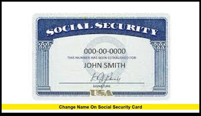 change name on social security card