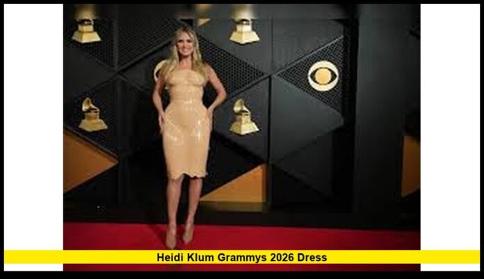 heidi klum grammys 2026 dress