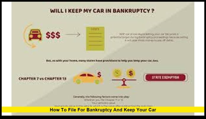 how to file for bankruptcy and keep your car how to file for bankruptcy and keep your car