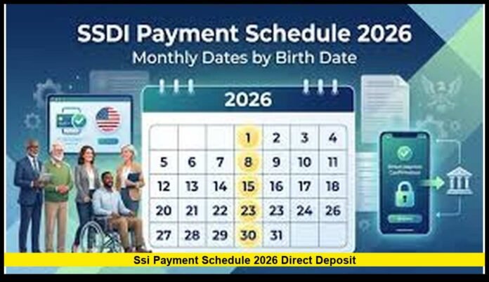 ssi payment schedule 2026 direct deposit