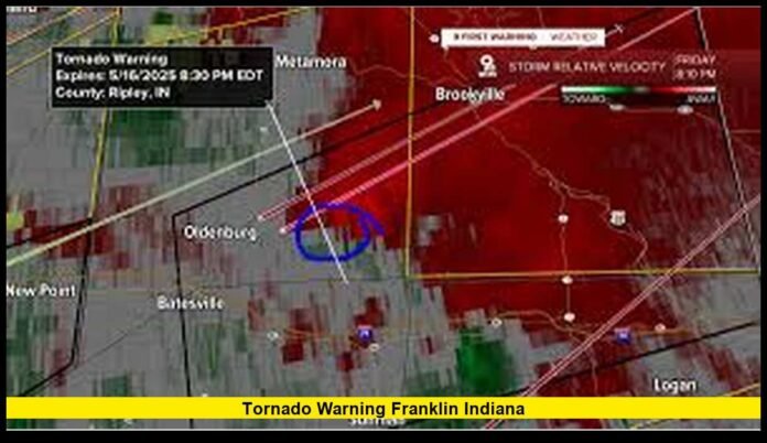 tornado warning franklin indiana