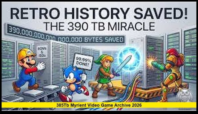 385TB Myrient Video Game Archive 2026 Draws Attention as Massive Game Preservation Effort Expands in 2026