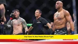 Ciryl Gane vs Alex Pereira Shock Fight