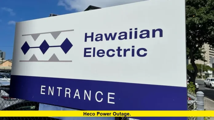 HECO Power Outage. HECO Power Outage