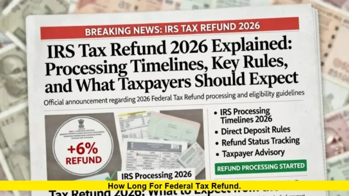 How Long for Federal Tax Refund. How Long for Federal Tax Refund