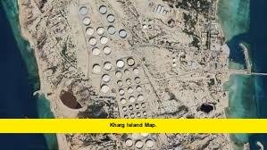 Kharg Island map
