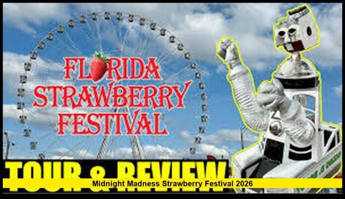 Brings Late-Night Carnival Energy to Florida’s Iconic Strawberry Celebration