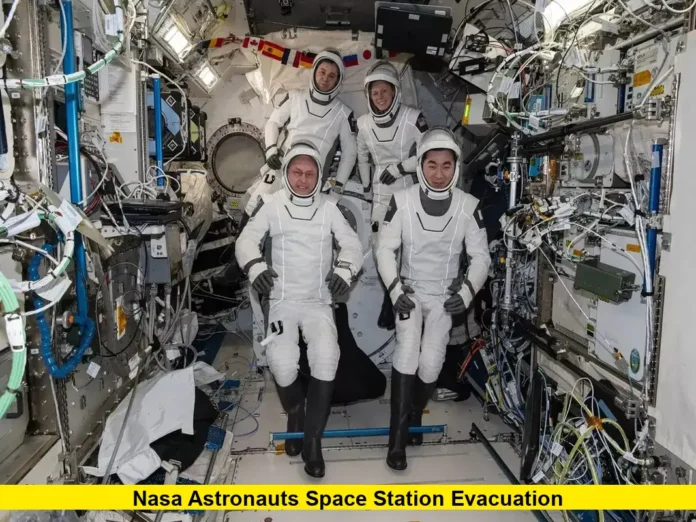 NASA Astronauts Space Station Evacuation
