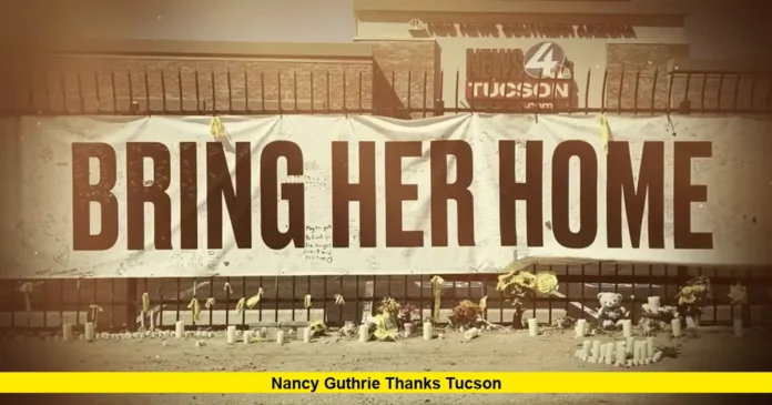 Nancy Guthrie Thanks Tucson Guthrie Family Thanks Tucson