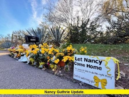Nancy Guthrie Update. Nancy Guthrie Update