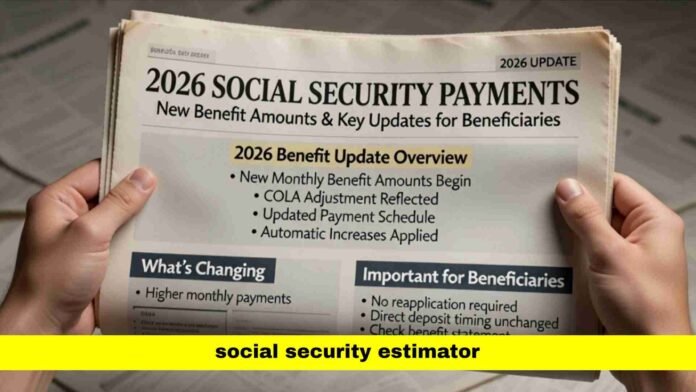 social security estimator social security estimator