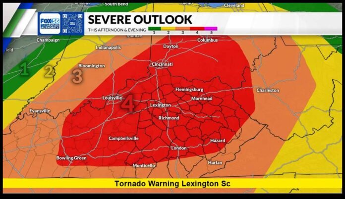 Severe Weather Alert Issued as Storms Move Across Lexington County