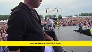 afroman because i got high lyrics