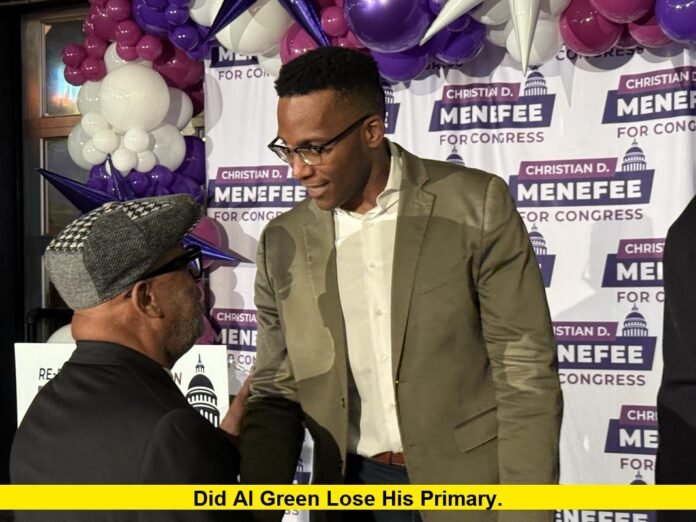 did al green lose his primary. did al green lose his primary