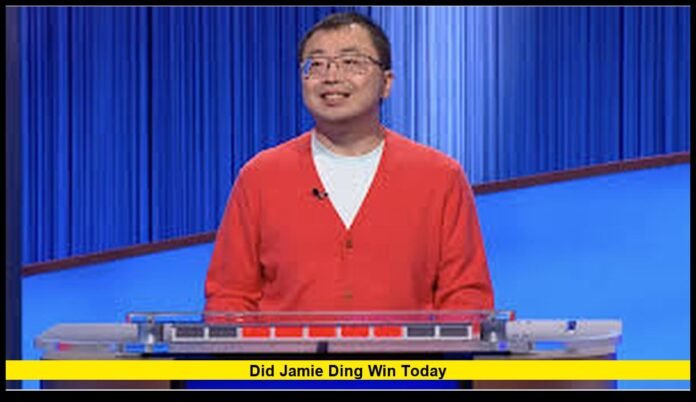 Did Jamie Ding win today