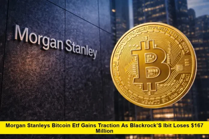 Morgan Stanleys Bitcoin ETF gains traction as BlackRock’s IBIT loses $167 million