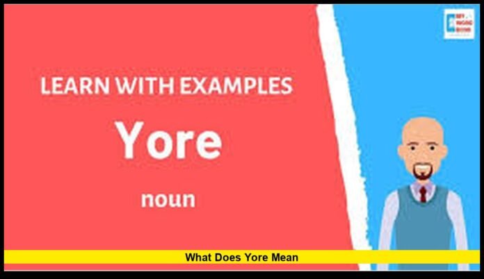 What does yore mean