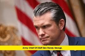 army chief of staff gen randy george