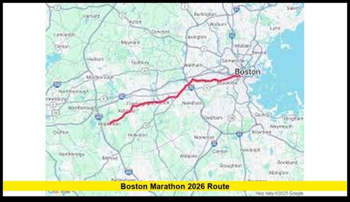 boston marathon 2026 route