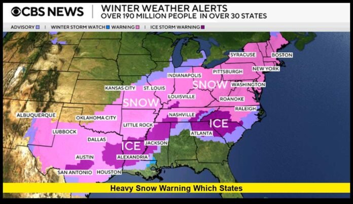 heavy snow warning which states