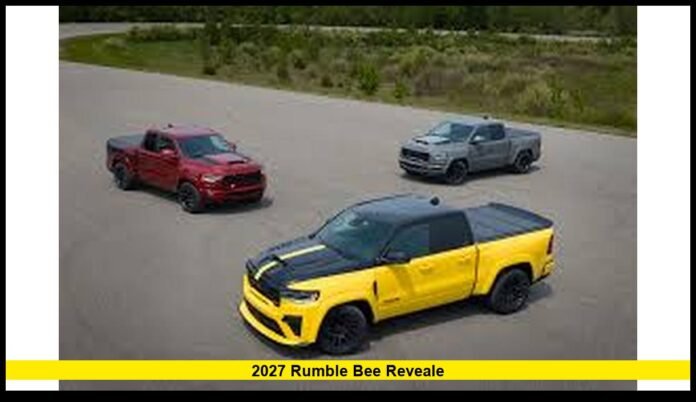 2027 Rumble Bee Reveale Up the Truck World With 777-HP Hellcat Power and Aggressive Street Performance