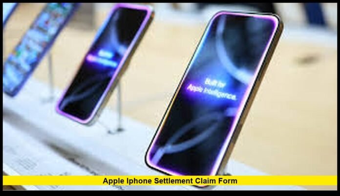 Apple iPhone settlement claim form