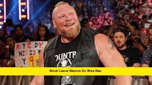 Brock Lesnar Returns On WWE Raw. Brock Lesnar Returns On WWE Raw