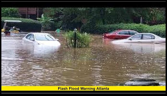Flash flood warning Atlanta