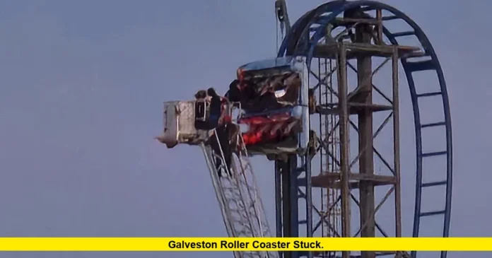 Galveston Roller Coaster Stuck