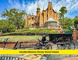 Haunted Mansion Disney World Closed