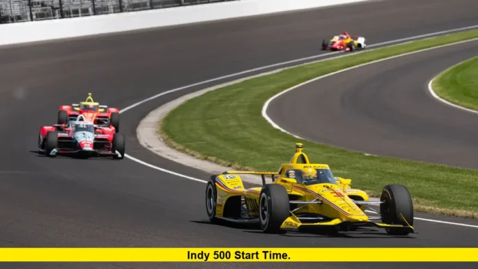 Indy 500 Start Time
