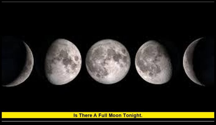 Is there a full moon tonight?