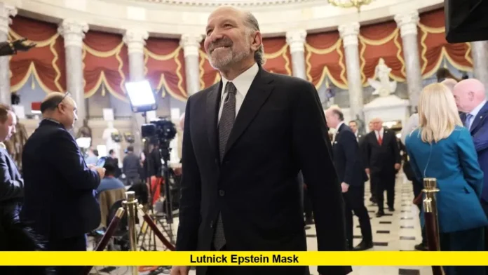 Lutnick Epstein Mask