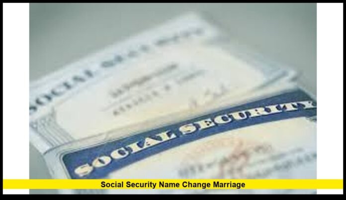 social security name change marriage