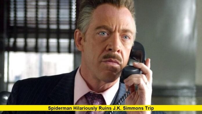 Spiderman Hilariously Ruins J.K. Simmons Trip