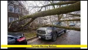 Tornado warning Madison