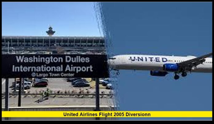 United Airlines Flight 2005 Diversionn Triggers Emergency Landing After Mid-Air Security Scare