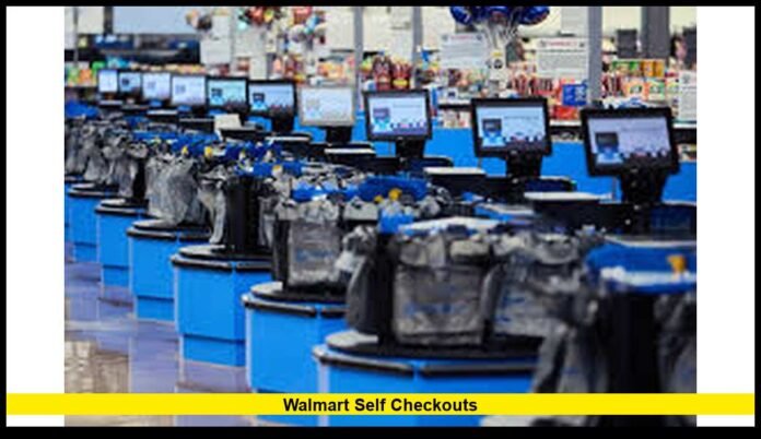 Walmart self checkouts